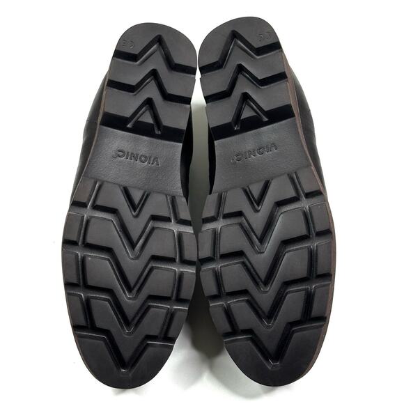 Vionic Cynthia II Brown Leather Penny Loafer Lug Sole Womens Size 8 New - Picture 10 of 10